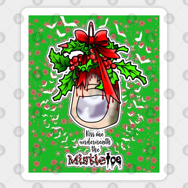 MistleToe Magnet by Tookiester